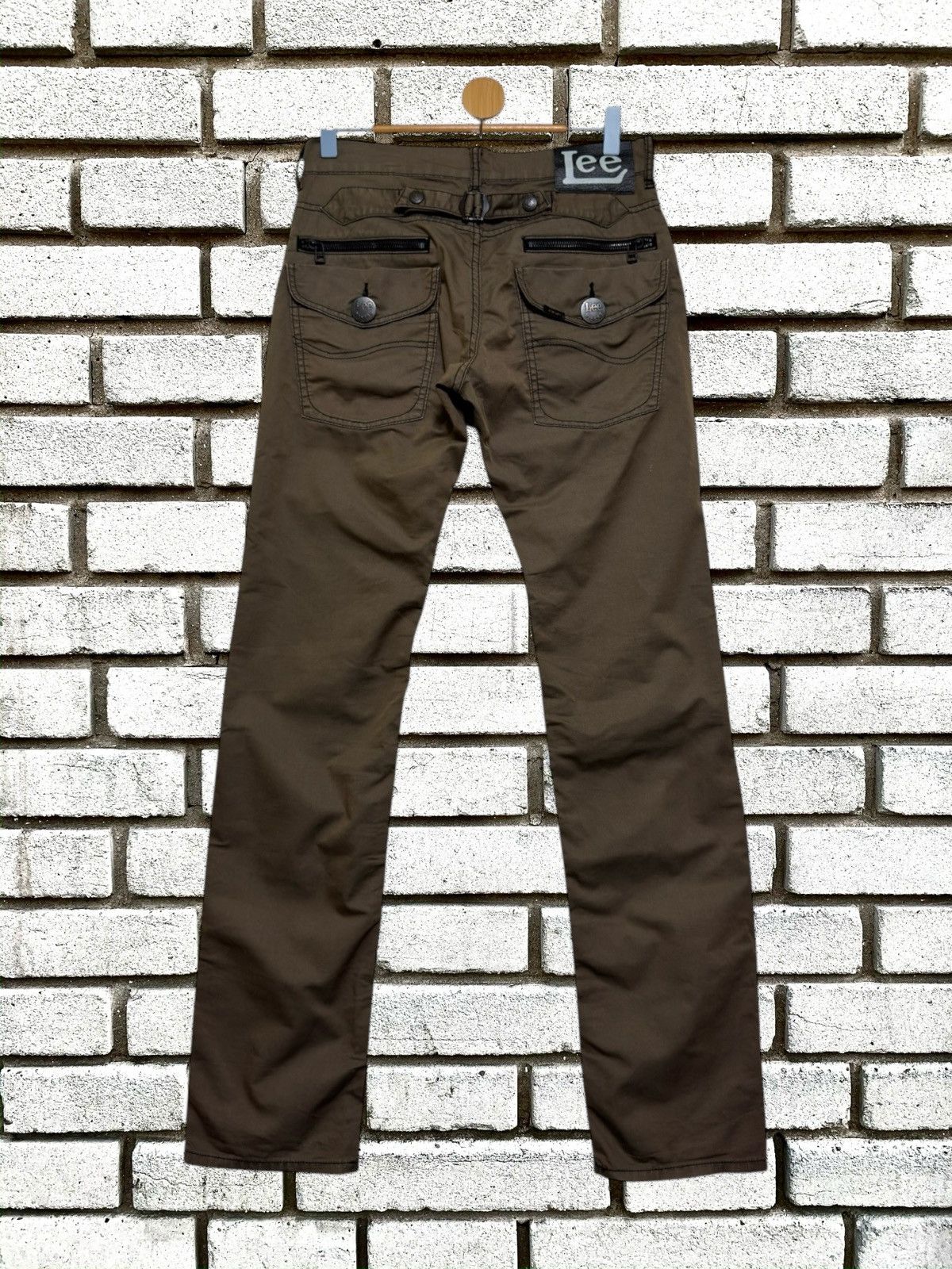 Lee Vintage Lee Riders Buckle Biker Style Low Rise Zipper Pant Size US 29 - 2 Thumbnail
