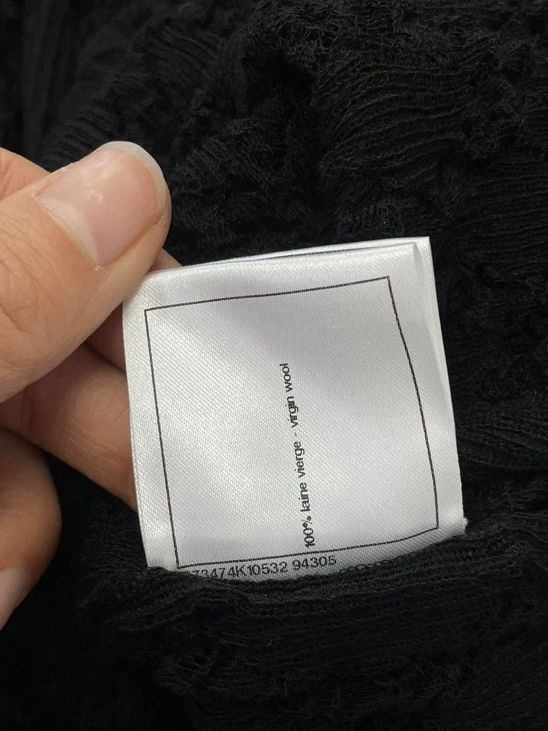 Chanel chanel Black pearl V-neck hollow knitwear undershirt long Size XS / US 0-2 / IT 36-38 - 7 Thumbnail