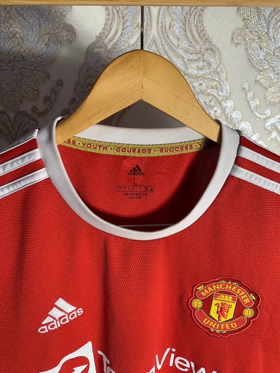 Adidas × Vintage VERY RARE ADIDAS FC MANCHESTER UNITED ENGLAND SOCCER JERSEY Size US L / EU 52-54 / 3 - 3 Thumbnail