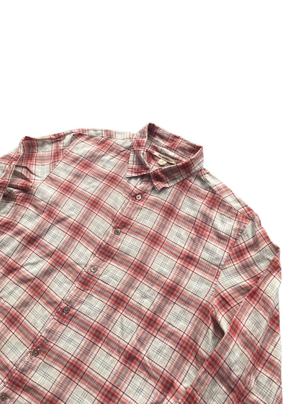 Designer John Varvatos Checkered Shirt Size US XL / EU 56 / 4 - 2 Thumbnail