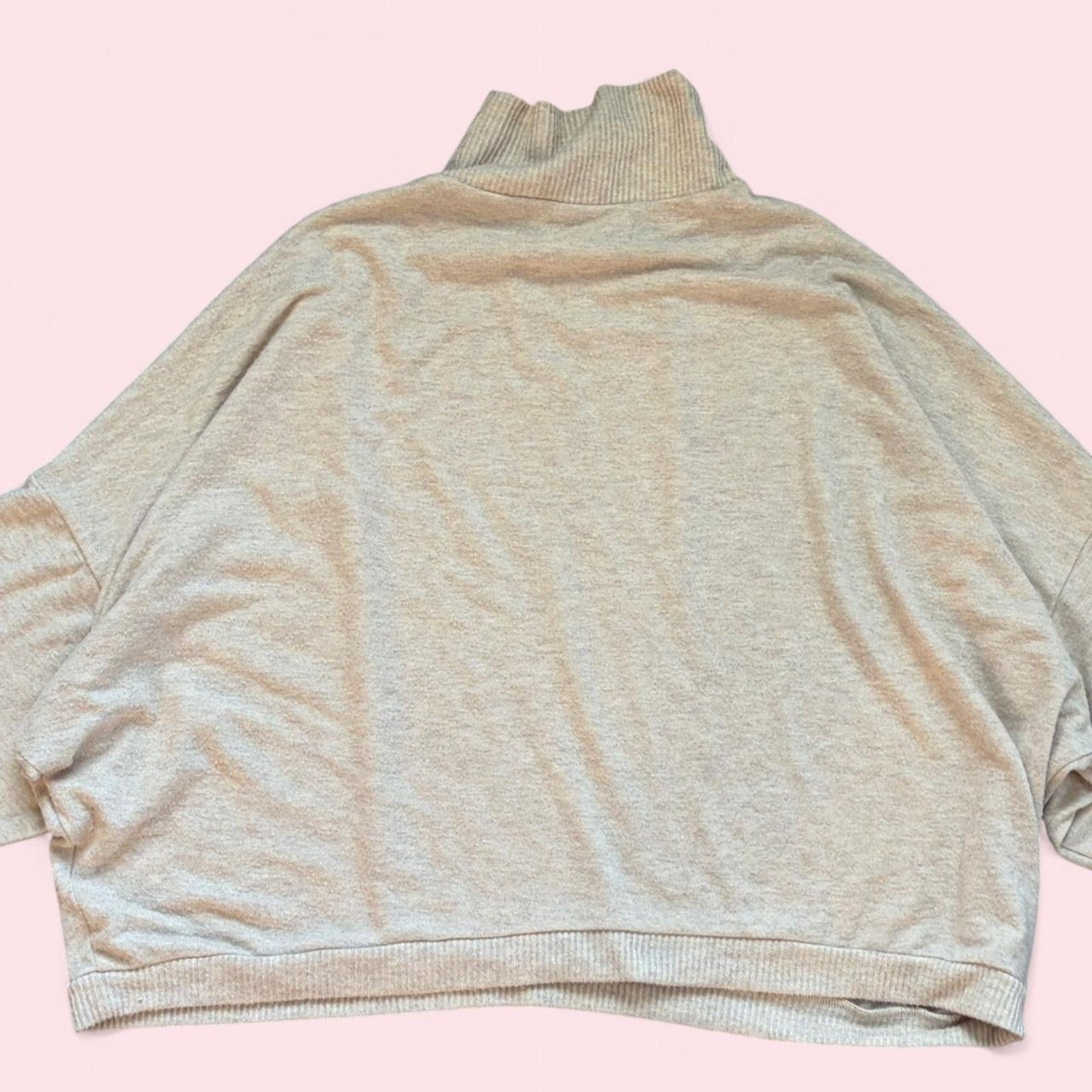 Lucky Brand Lucky brand cream turtleneck long sleeve Size L / US 10 / IT 46 - 1 Thumbnail