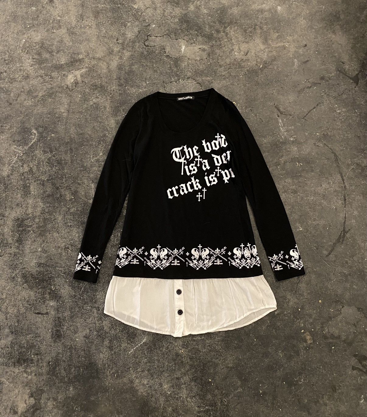 Hysteric Glamour Y2k Ghost of Harlem ifsixwasnine punk long sleeve Size S / US 4 / IT 40 - 1 Thumbnail
