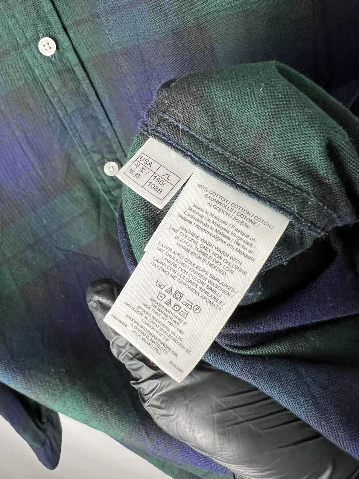 Vintage Designer Brooks Brothers Flannel Button Down Shirt