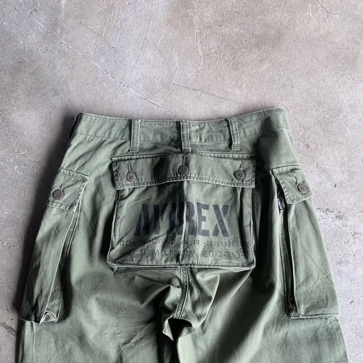 Avirex Vintage Avirex Big Pocket With Stencil Cop Utility Pants Size US 29 - 13 Thumbnail