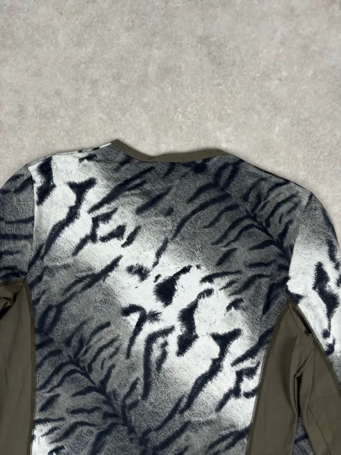 Roberto Cavalli Roberto Cavalli Grey Black Zebra Savage Longsleeve Size S / US 4 / IT 40 - 6 Thumbnail