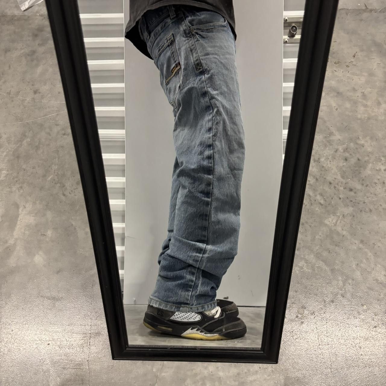 Japanese Brand × Vintage Crazy Vintage Y2K/2000s Grunge Medium Wash Skater Denim Jeans! Size US 34 / EU 50 - 2 Thumbnail