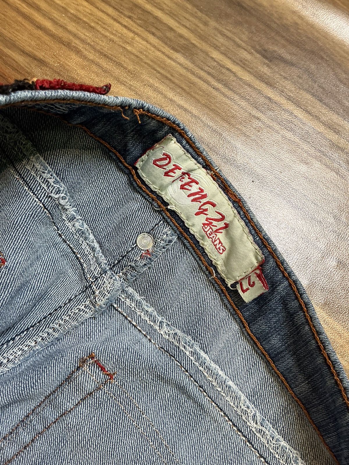 Designer Vintage DFZ jeans Size 28" / US 6 / IT 42 - 6 Thumbnail