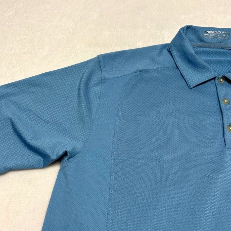 Nike Nike Golf Dri-Fit Performance Polo M Embroidered Swoosh Orange Blue Shirt Mens Size US M / EU 48-50 / 2 - 7 Thumbnail