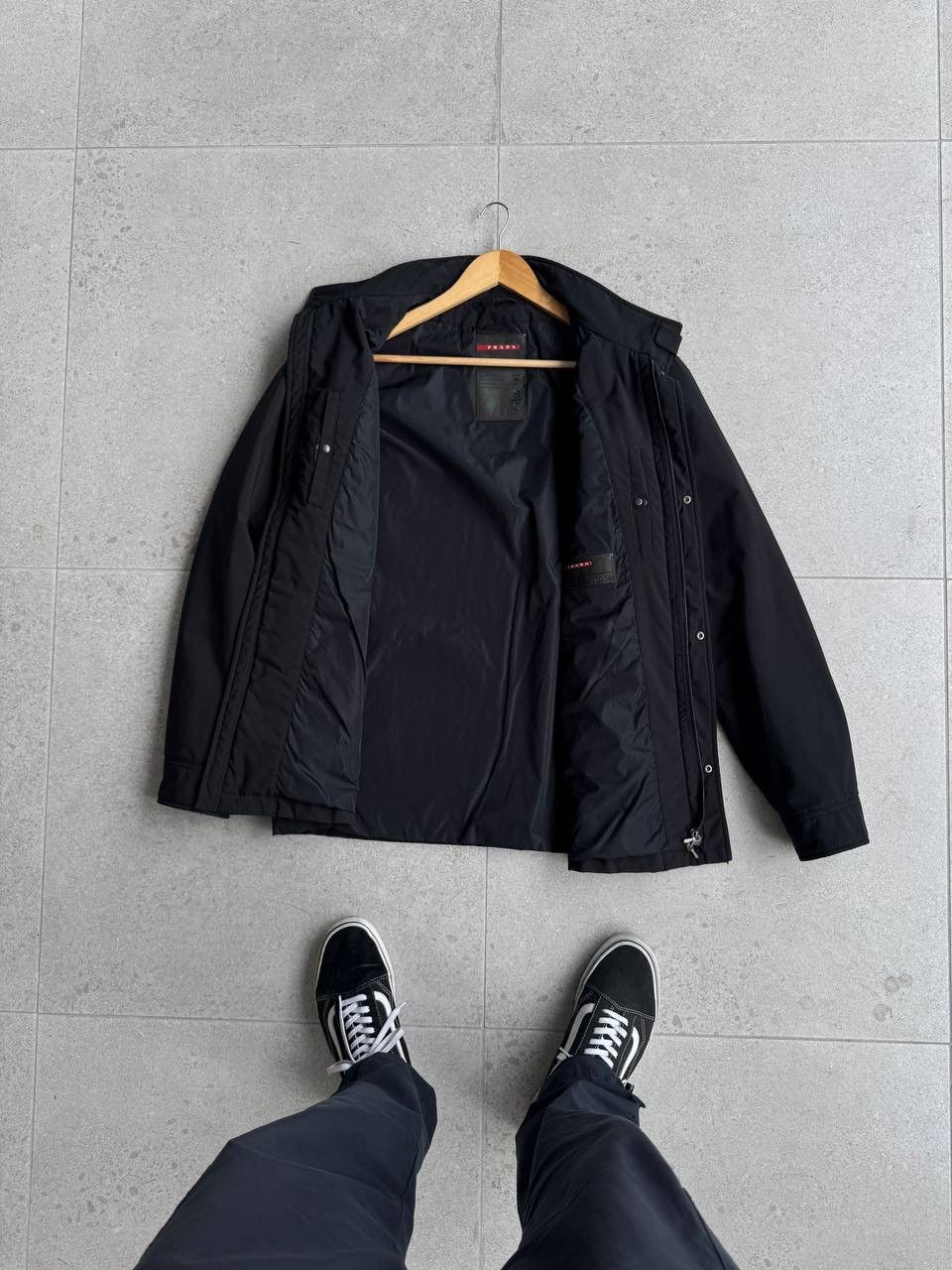 Prada Prada art SGA848 wind stopper waterproof coat jacket size 56 Size US XL / EU 56 / 4 - 5 Thumbnail