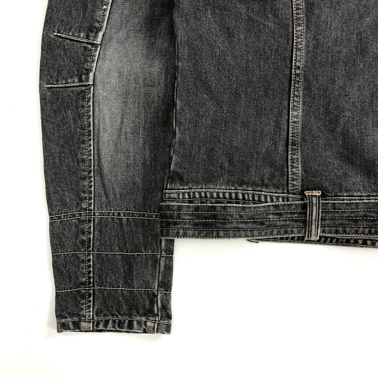 If Six Was Nine Vintage Japanese Brand Black Wash Biker Jacket Jeans Size US M / EU 48-50 / 2 - 15 Thumbnail