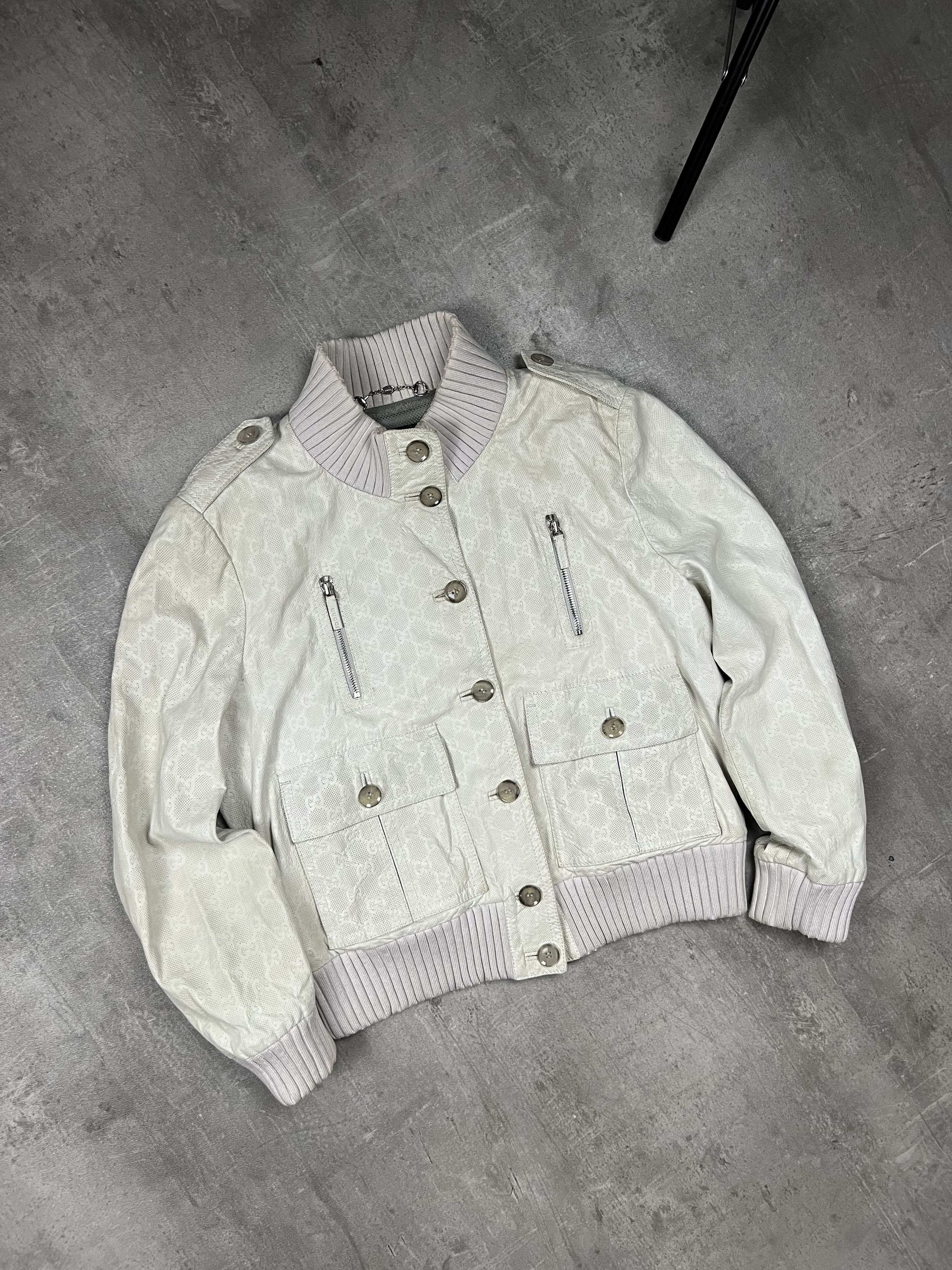 Gucci gucci monogram leather jacket size 46 M Size M / US 6-8 / IT 42-44 - 1 Thumbnail