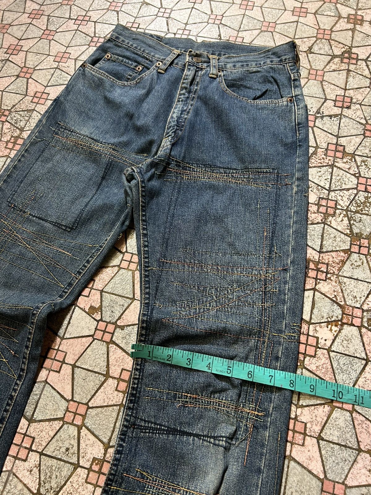 Hysteric Glamour Hysteric Glamour Patchwork Kinky Jeans Size US 27 - 18 Thumbnail