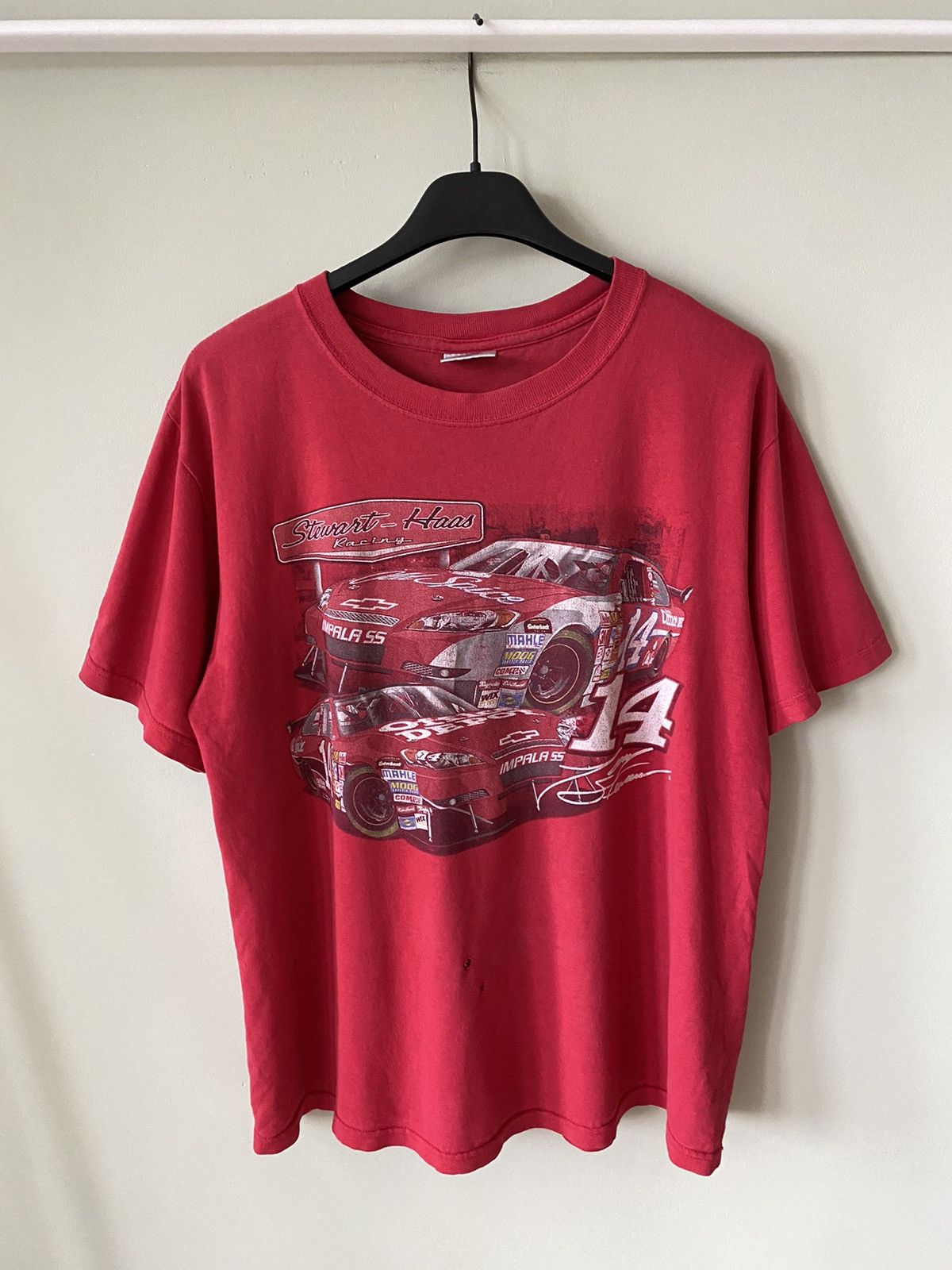 NASCAR Vintage NASCAR Champion Tony Stewart 14 Racing t shirt retro Size US M / EU 48-50 / 2 - 1 Thumbnail