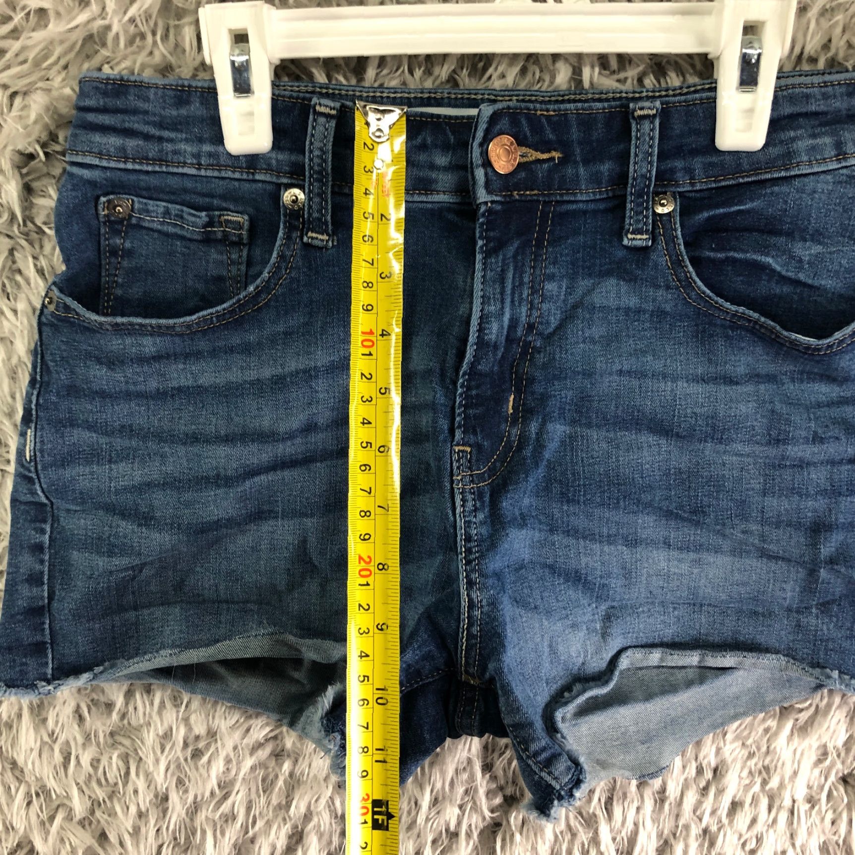 Levi's Levi's Signature Womens Size 6 High Rise Boyfriend Blue Denim Jean Shorts Size 28" / US 6 / IT 42 - 3 Thumbnail