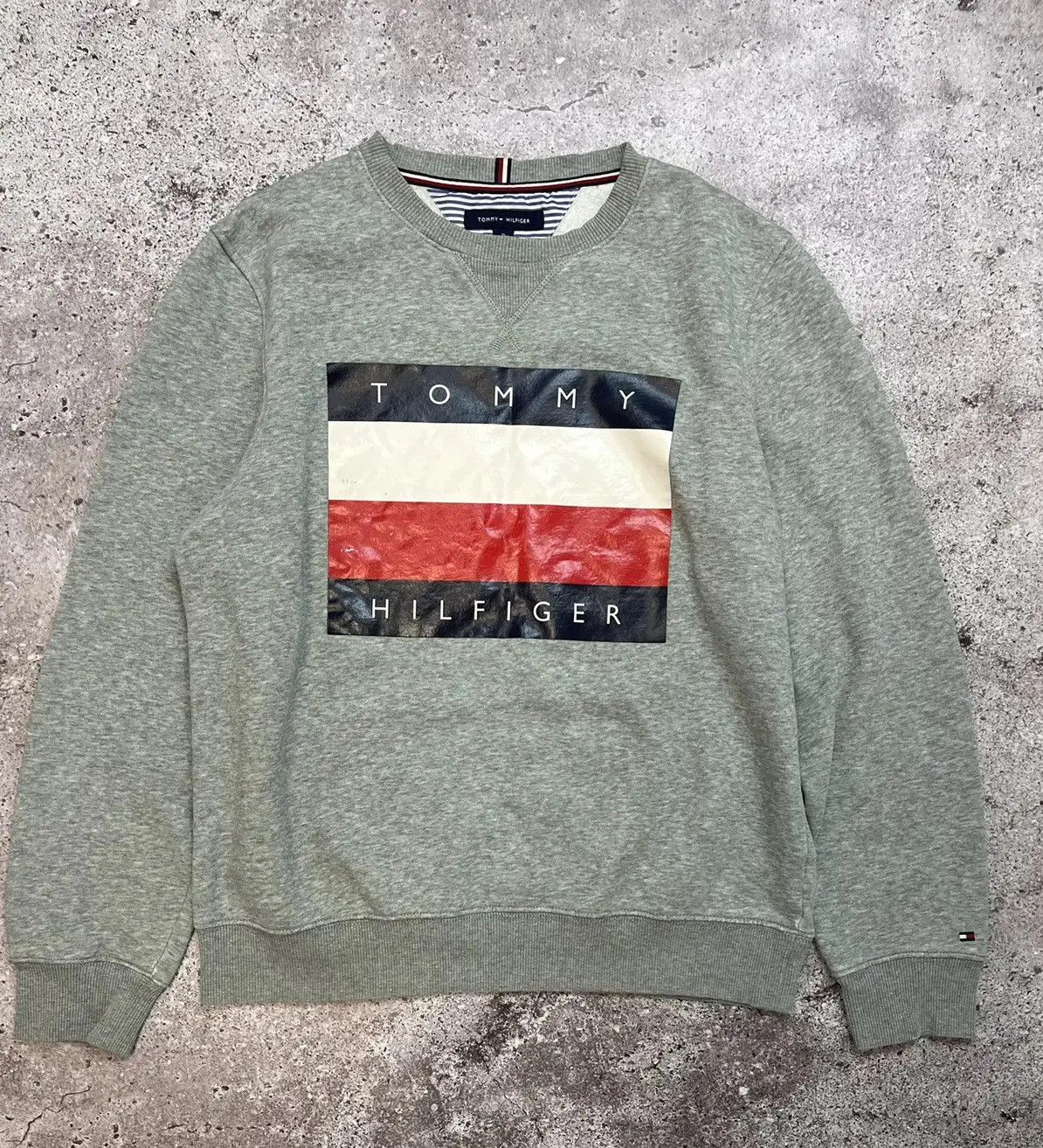 Tommy Hilfiger Tommy Hilfiger Medium Gray Sweatshirt Size US M / EU 48-50 / 2 - 1 Thumbnail