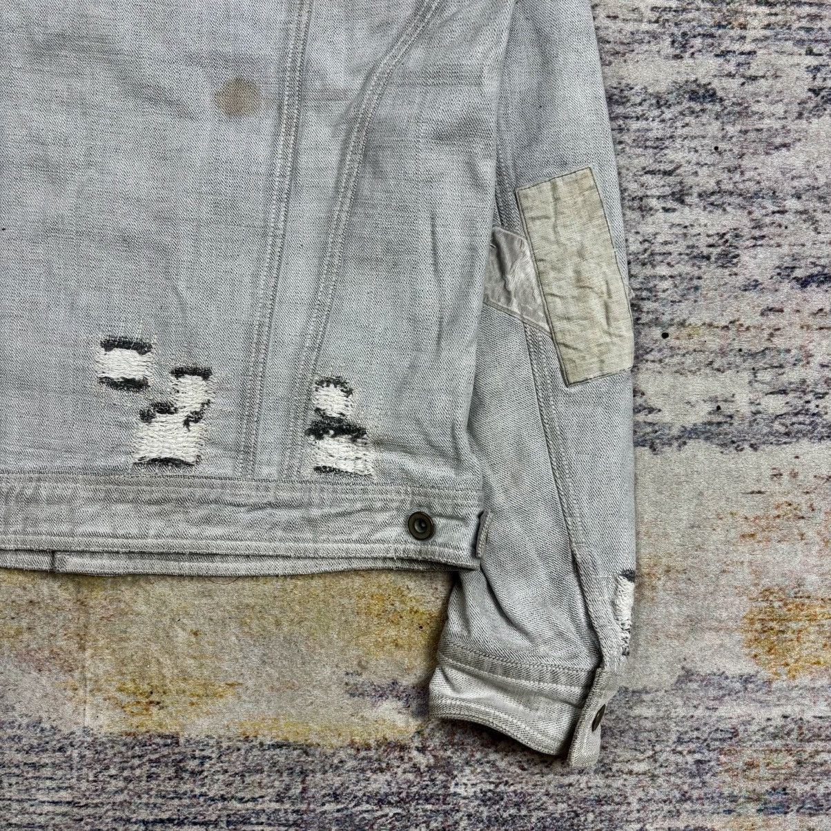 GOA 2000s Halb - Apocalypse Style Patchwork Denim Jacket Size US M / EU 48-50 / 2 - 8 Thumbnail