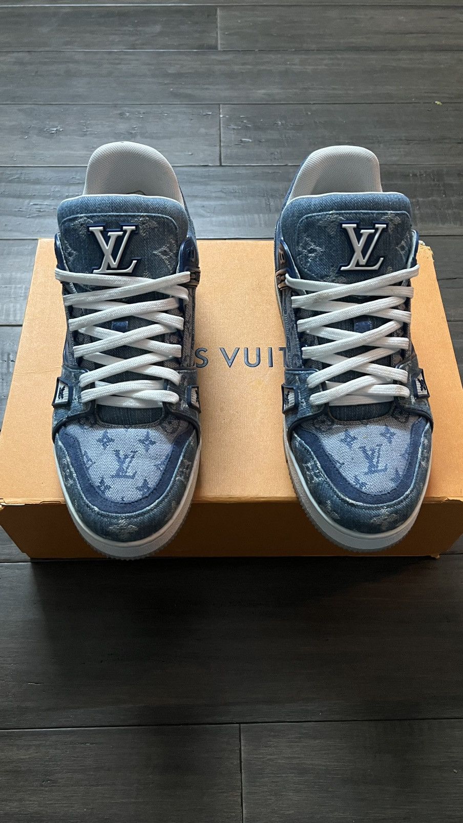 Louis Vuitton Louis Vuitton Blue “Monogram” Trainers Size US 8.5 / EU 41-42 - 9 Thumbnail