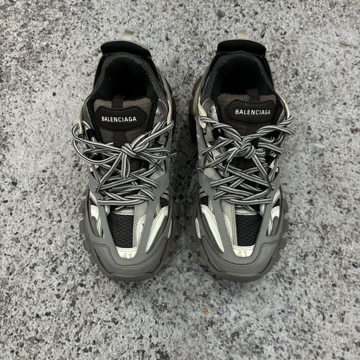 Balenciaga BALENCIAGA TRACK SNEAKER RUNNER GREY | Grailed