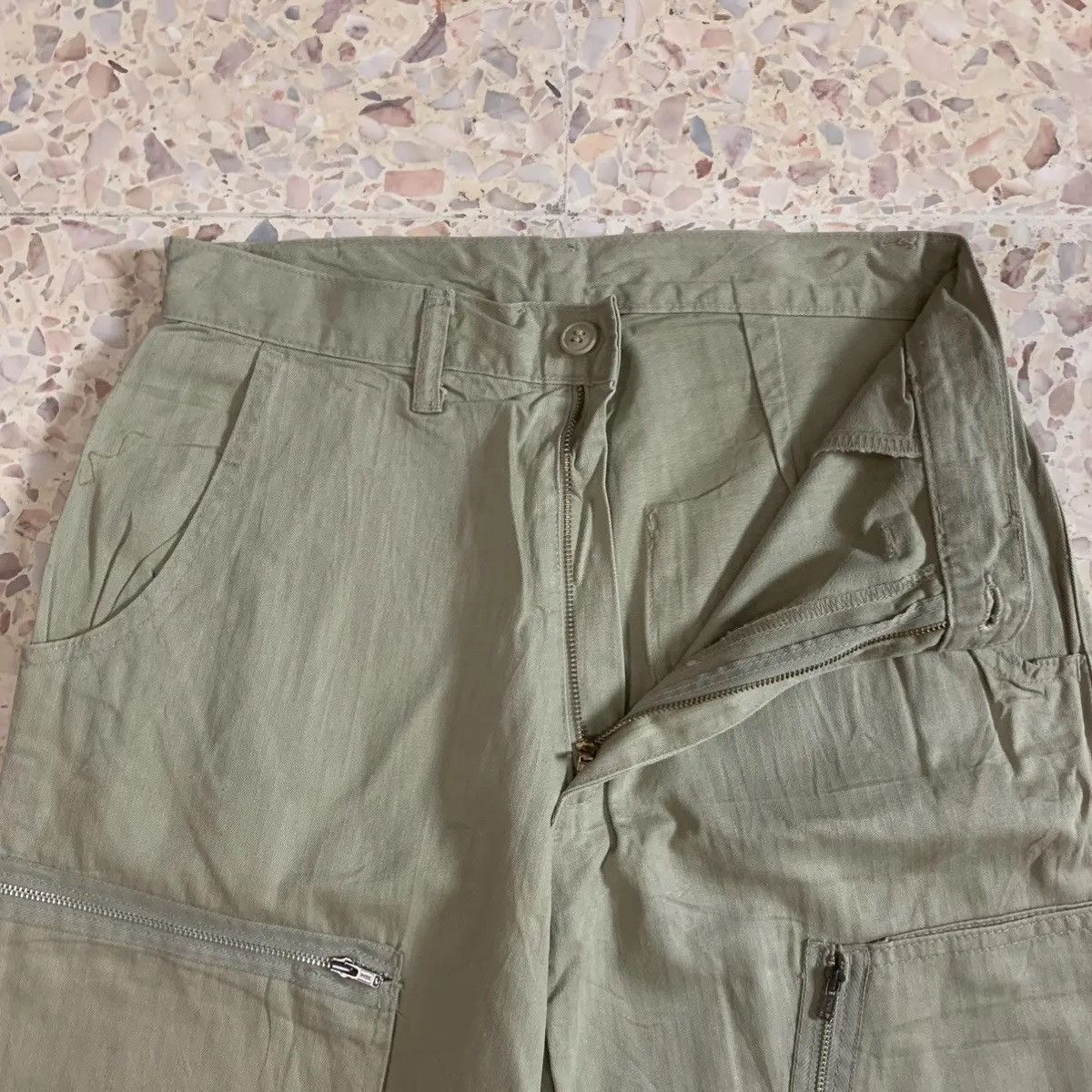 Seditionaries ‼️ RARE ‼️ JAPANESE VTG BIG POCKET TROUSERS BAGGY HBT TWILL Size US 28 / EU 44 - 7 Thumbnail