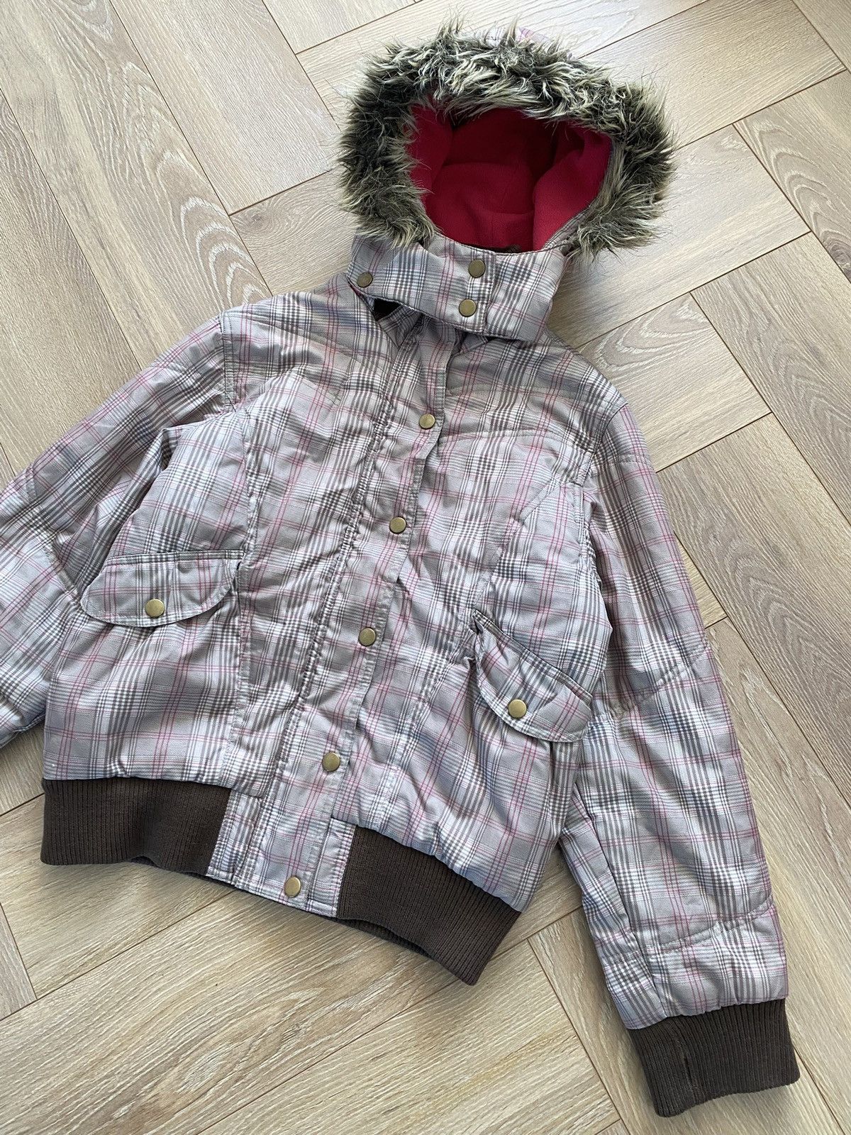 Other Retro 00s Bomber Hoodie Affliction Cyber Baggy Drip Swag Size S / US 4 / IT 40 - 3 Thumbnail