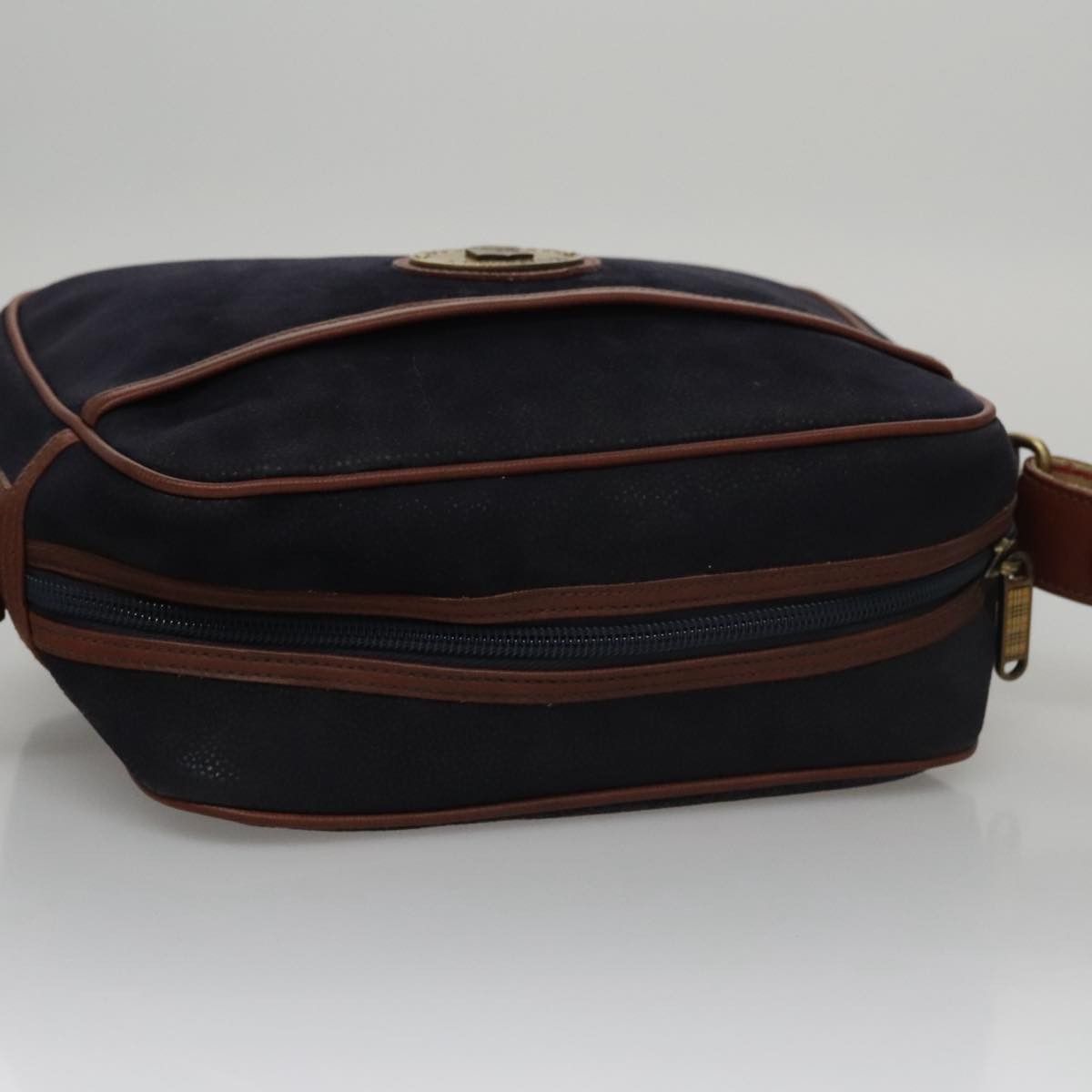 Burberry Burberry Shoulder Bag Suede Navy Size ONE SIZE - 6 Thumbnail