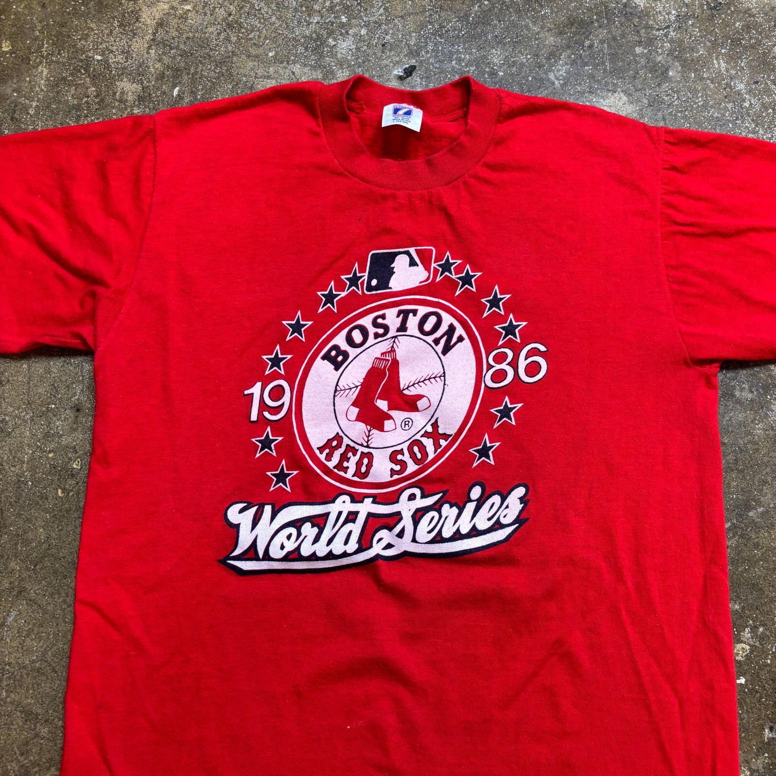 Logo 7 × MLB × Vintage Vintage 1986 Boston Red Sox World Series Shirt Men's Large Size US L / EU 52-54 / 3 - 2 Thumbnail
