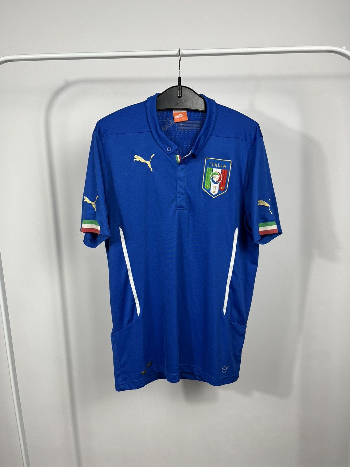 Puma × Versace Italy x Versace Blue Jersey | Grailed