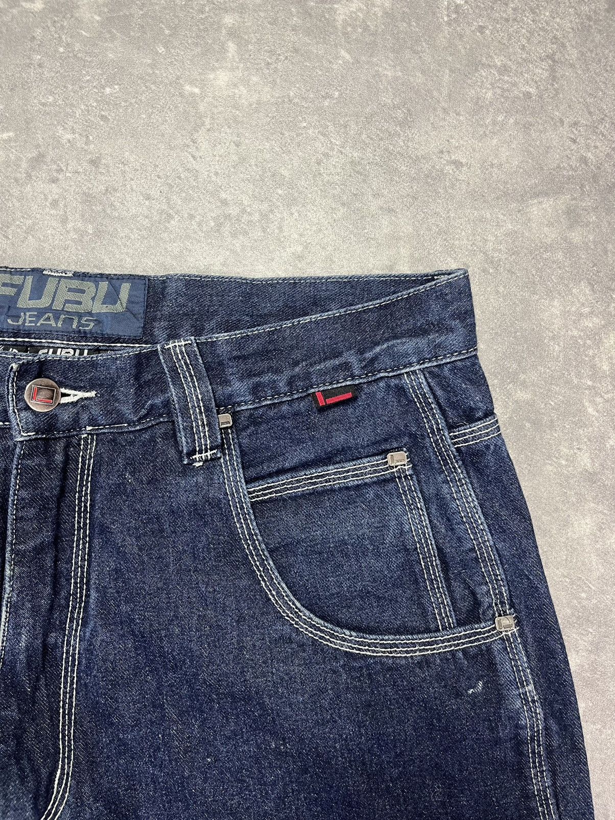 Fubu 90s/00s Fubu Vintage Big Logo Baggy Carpenter Denim Jeans 34 Size US 34 / EU 50 - 8 Thumbnail
