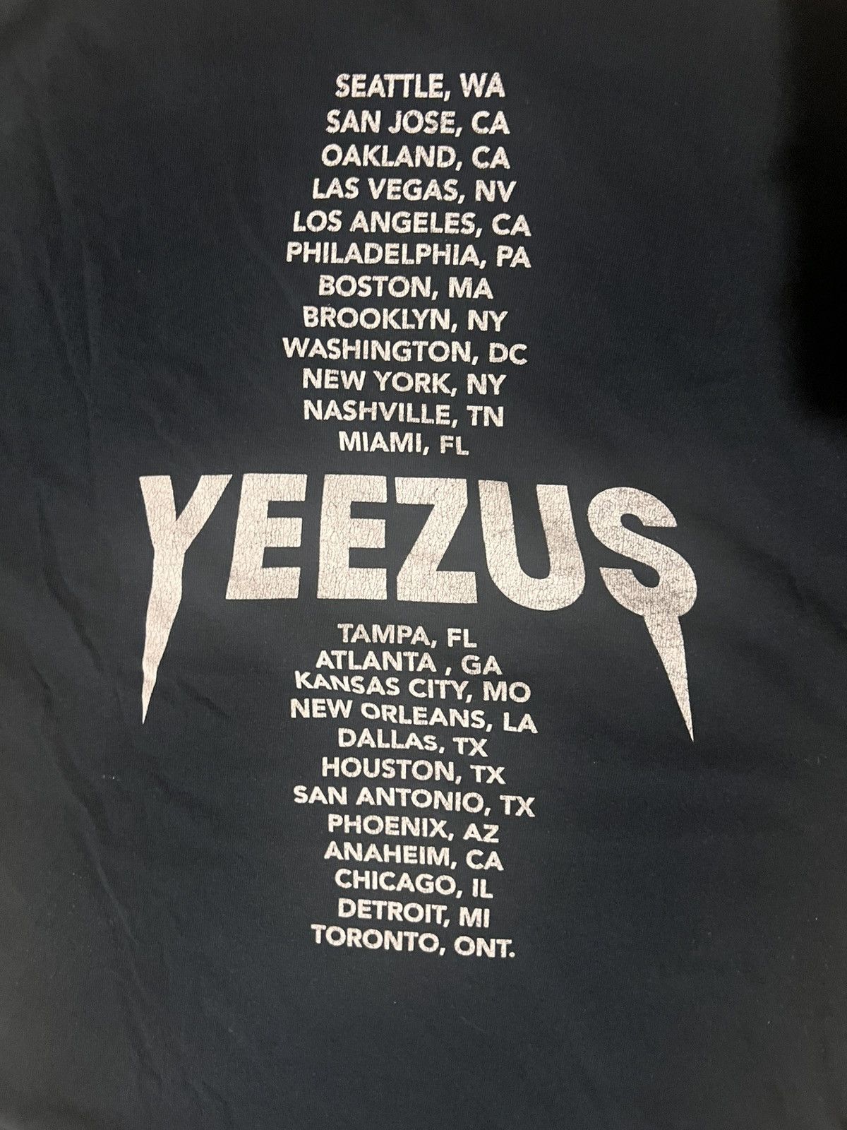 Yeezy M Yeezus Ascending Tour T-Shirt Size US M / EU 48-50 / 2 - 5 Thumbnail