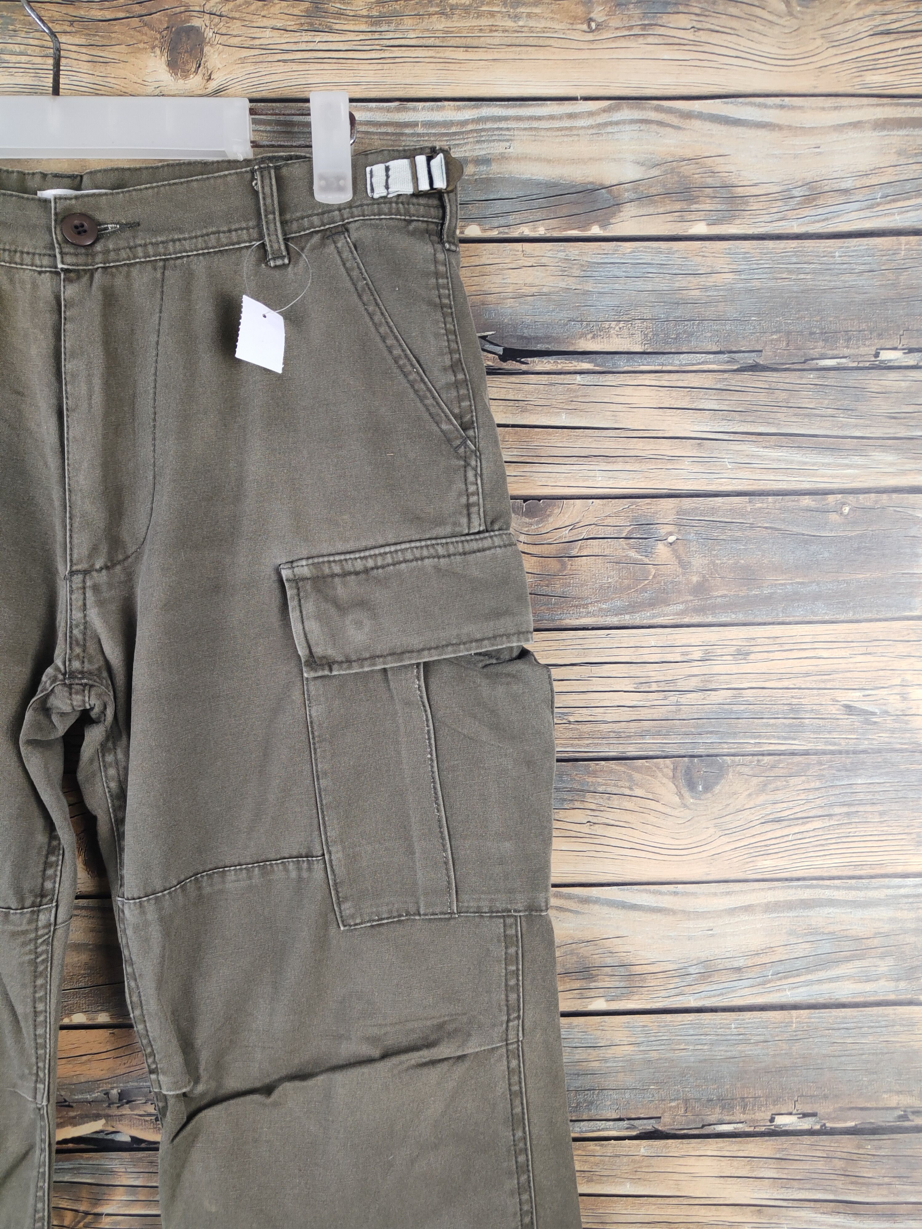 Japanese Brand DLL Close Up Olive Multipocket Tactical Cargo Pants #733 Size US 31 - 5 Thumbnail