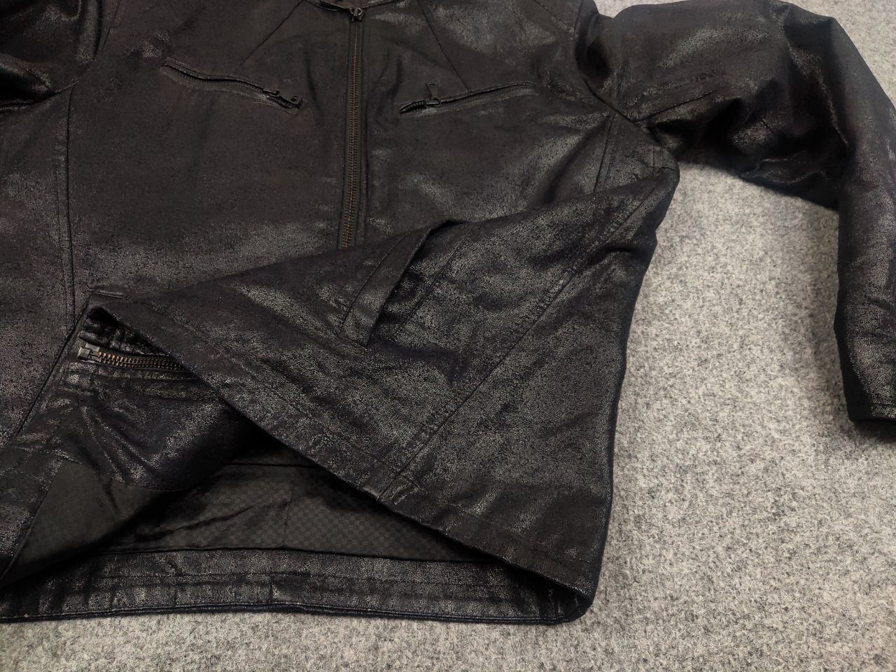 Uniqlo Uniqlo Synthetic Leather Biker Zip Black Mens Jacket Size US L / EU 52-54 / 3 - 15 Thumbnail