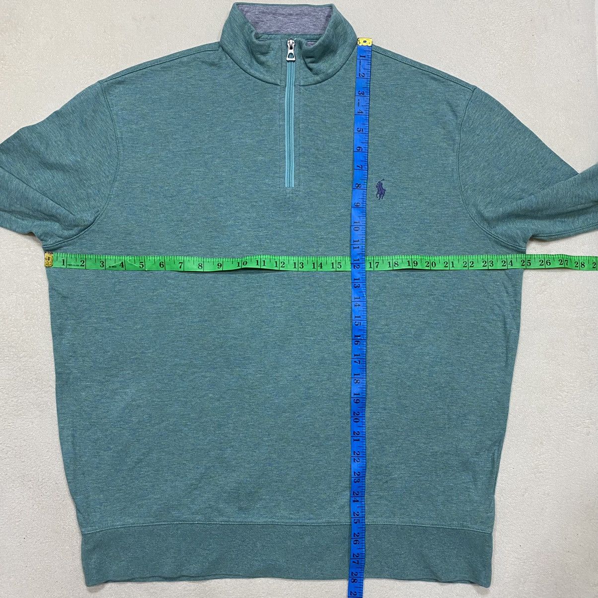 Polo Ralph Lauren × Ralph Lauren Polo RALPH LAUREN Embroidered Logo Half Zipper Sweatshirt Size US XL / EU 56 / 4 - 16 Thumbnail