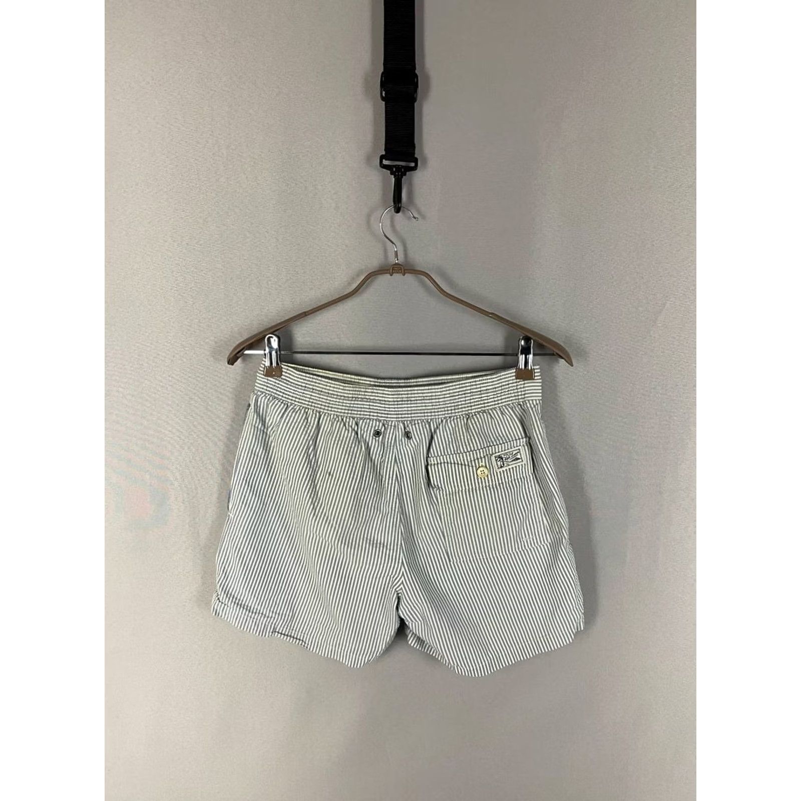 Polo Ralph Lauren Polo Ralph Lauren Mens Mini Shorts XS Blue White Striped Elastic Waist Size US XS / EU 42 / 0 - 6 Thumbnail