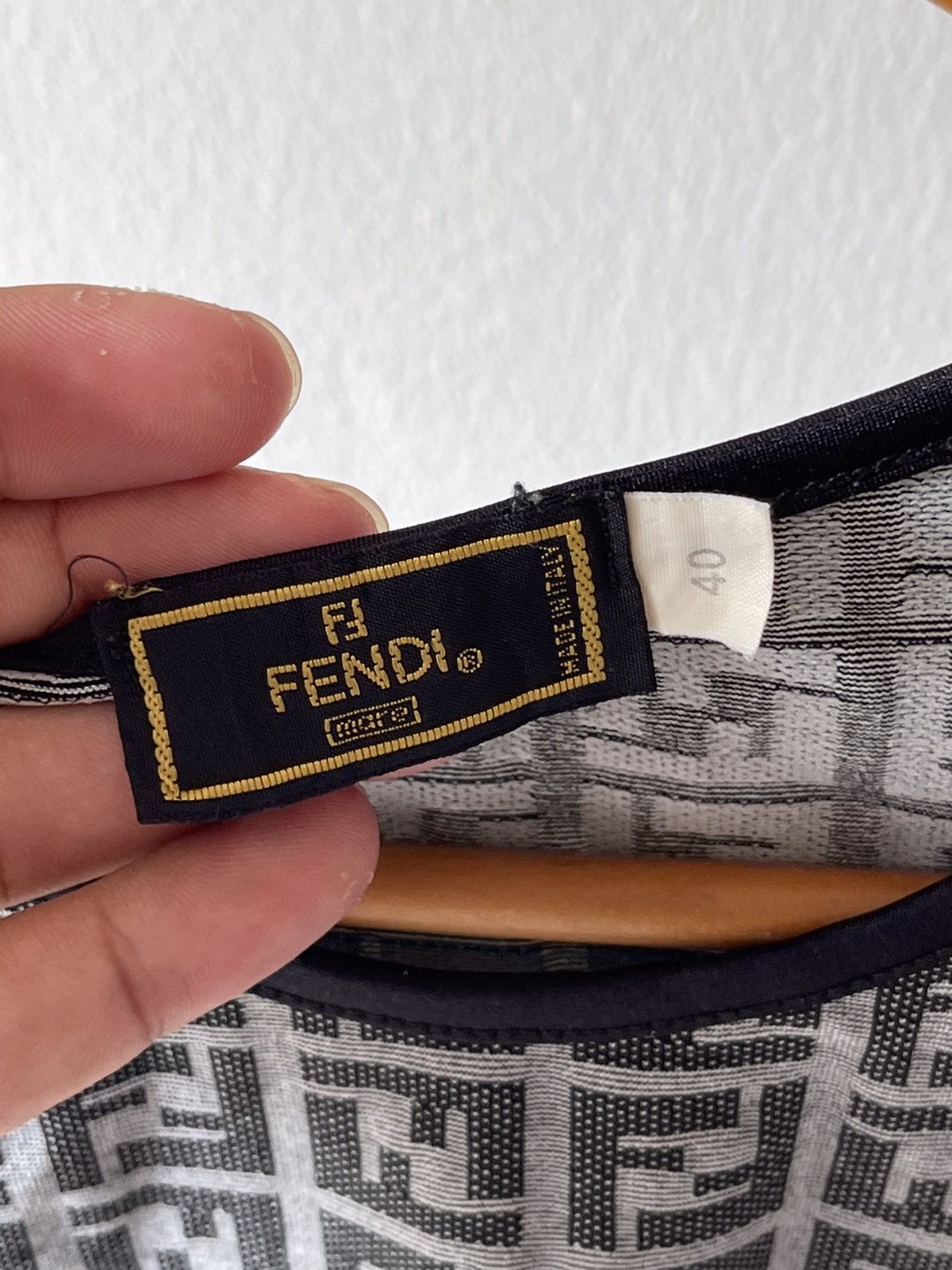 Fendi 90s Fendi Monogram Tee Size S / US 4 / IT 40 - 7 Thumbnail