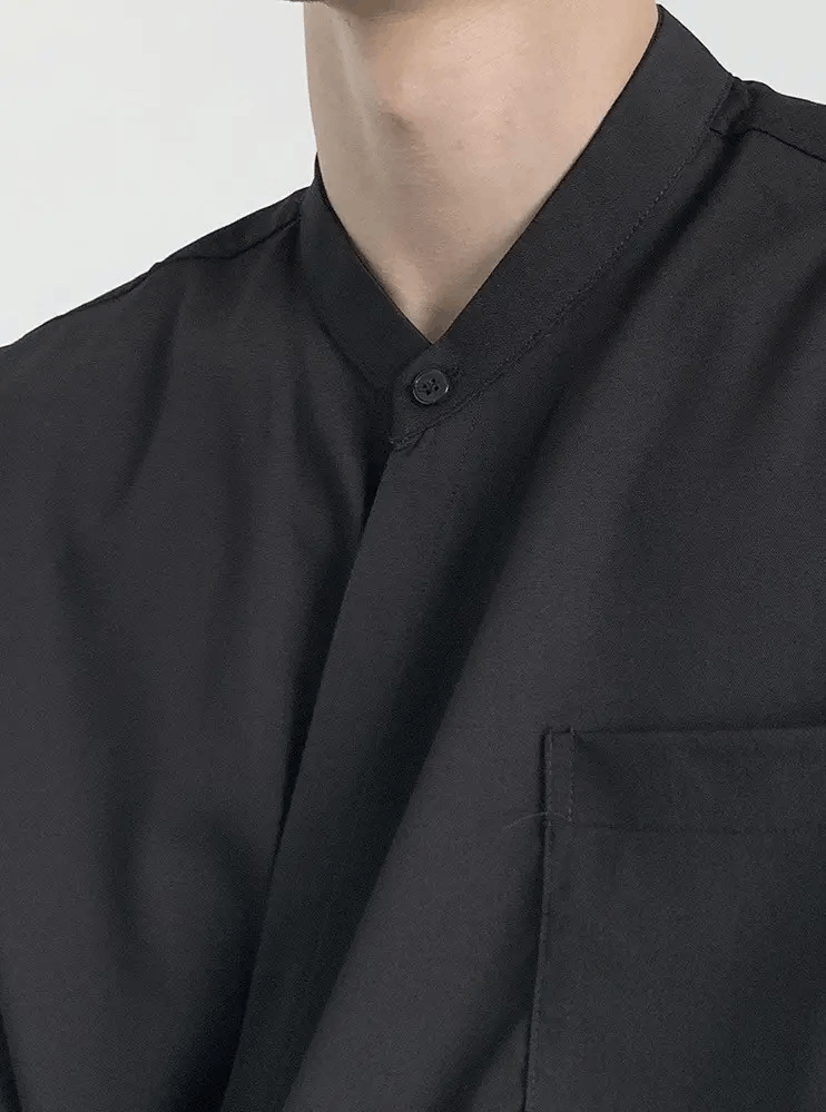 Japanese Brand × Vintage Cleanfit retro fashion wrap shirt Size US XL / EU 56 / 4 - 5 Thumbnail
