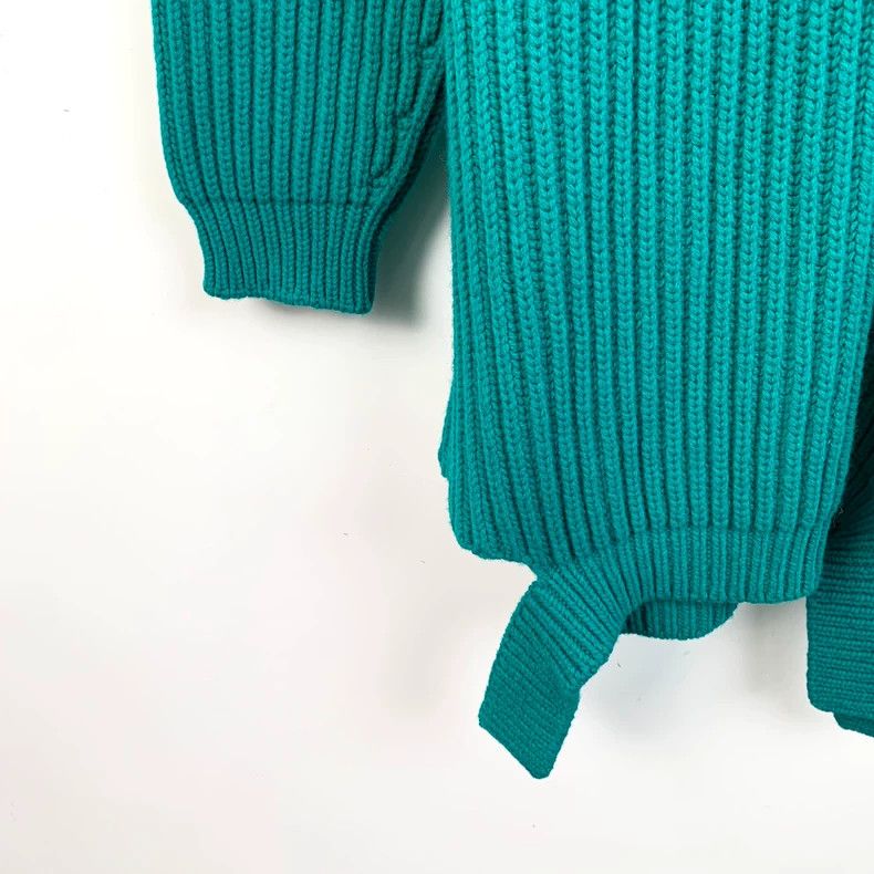 Balenciaga Balenciaga size 38 Green wool turtleneck long-sleeve knit Size S / US 4 / IT 40 - 4 Thumbnail