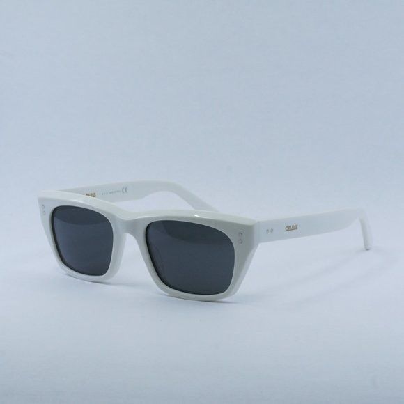 image of New Celine Cl40060I 25A White Grey Sunglasses, Women's
