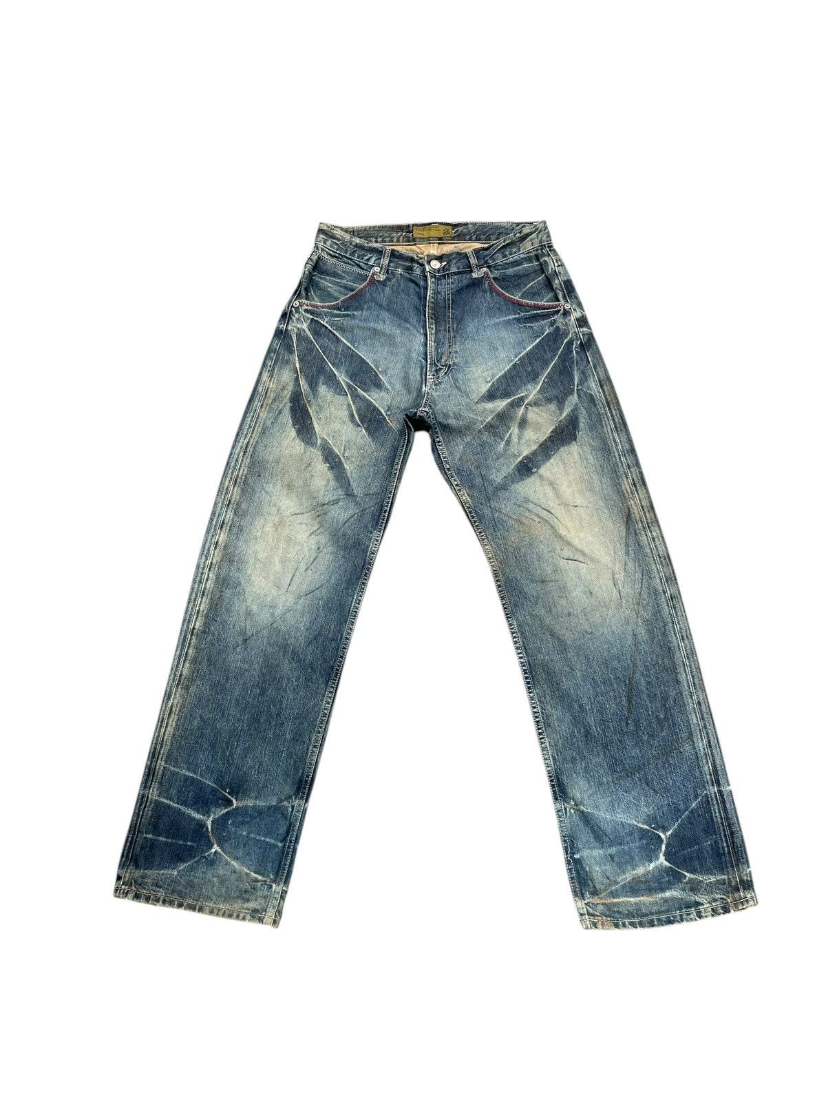 BAL × Japanese Brand Vintage Bal Denim Faded & Distresed Size US 31 - 1 Thumbnail