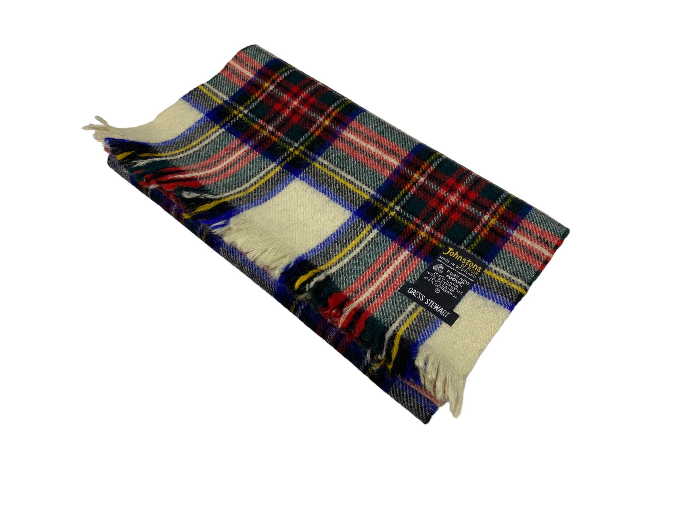 Johnstons Of Elgin × Vintage Vintage Johnstons of Elgin PureNewWool Checkered Plaid Scarf Size ONE SIZE - 3 Thumbnail