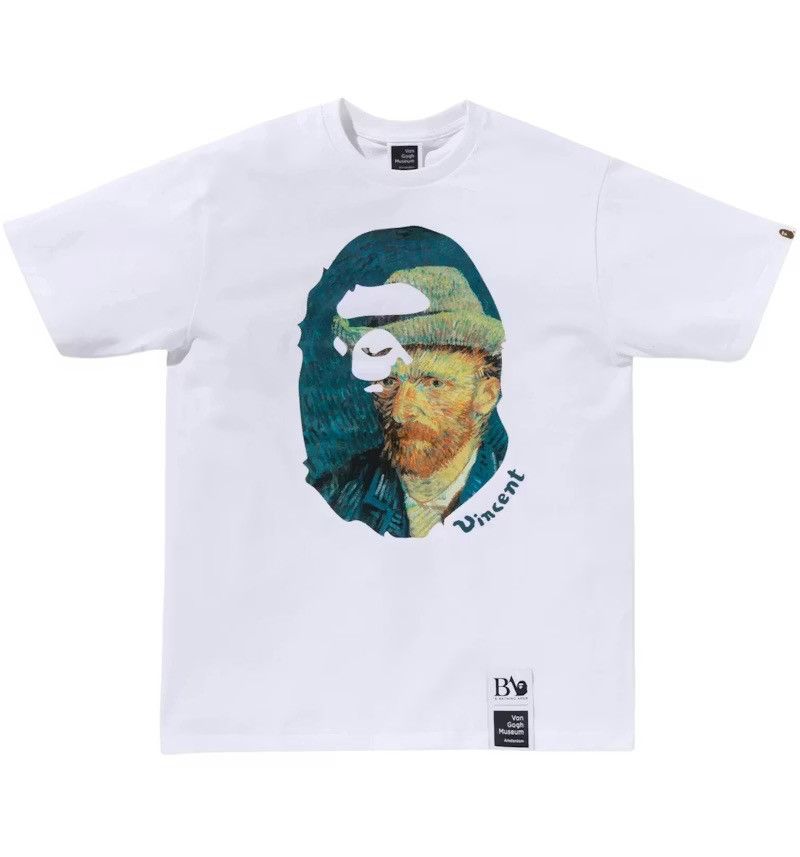 Bape BAPE x Van Gogh Museum Ape Head Canvas Art I Tee Size US M / EU 48-50 / 2 - 4 Thumbnail