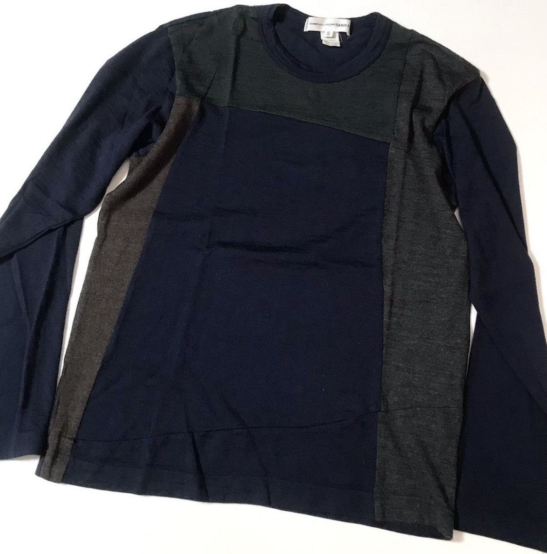 Comme des Garcons CDG SHIRT patchwork wool longsleeve Size US S / EU 44-46 / 1 - 6 Thumbnail