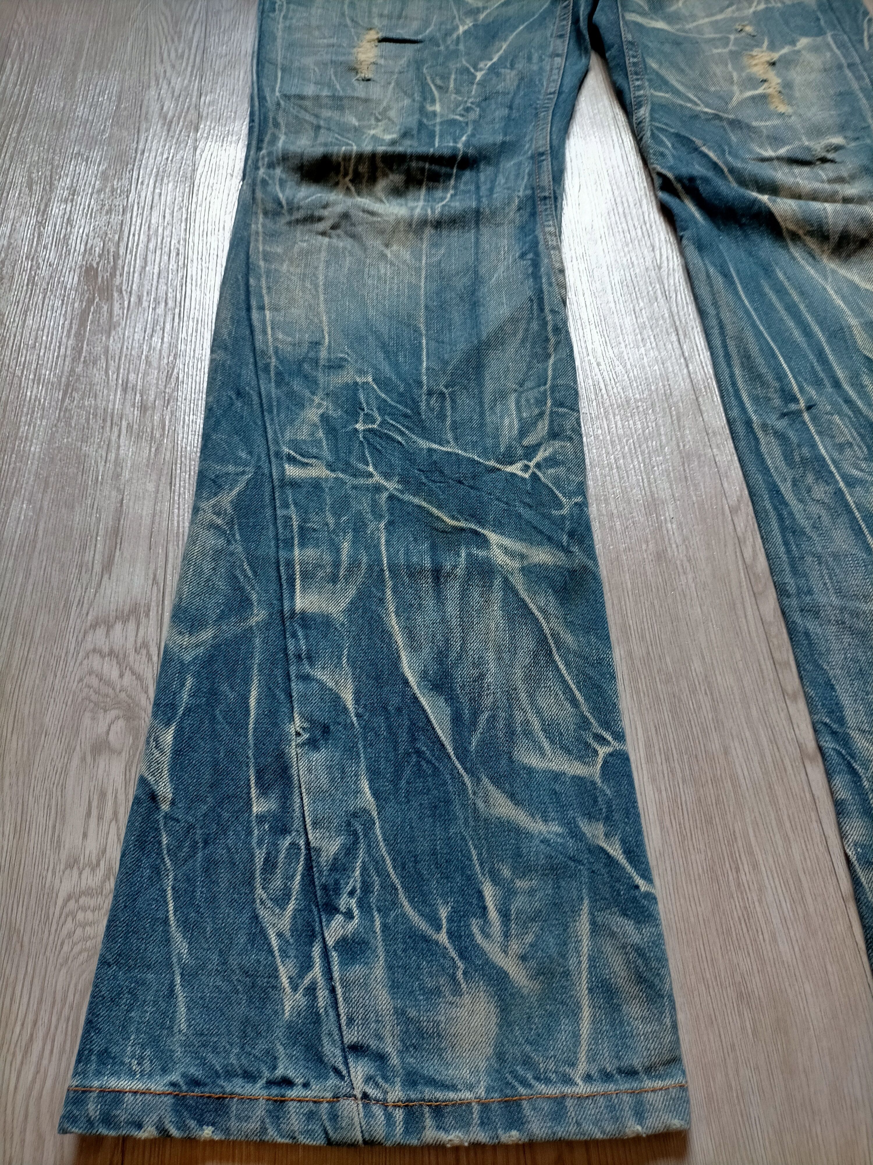 Le Grande Bleu (L.G.B.) Flare Antfui Jeans Acid Wash boot cut denim Size US 33 - 10 Thumbnail