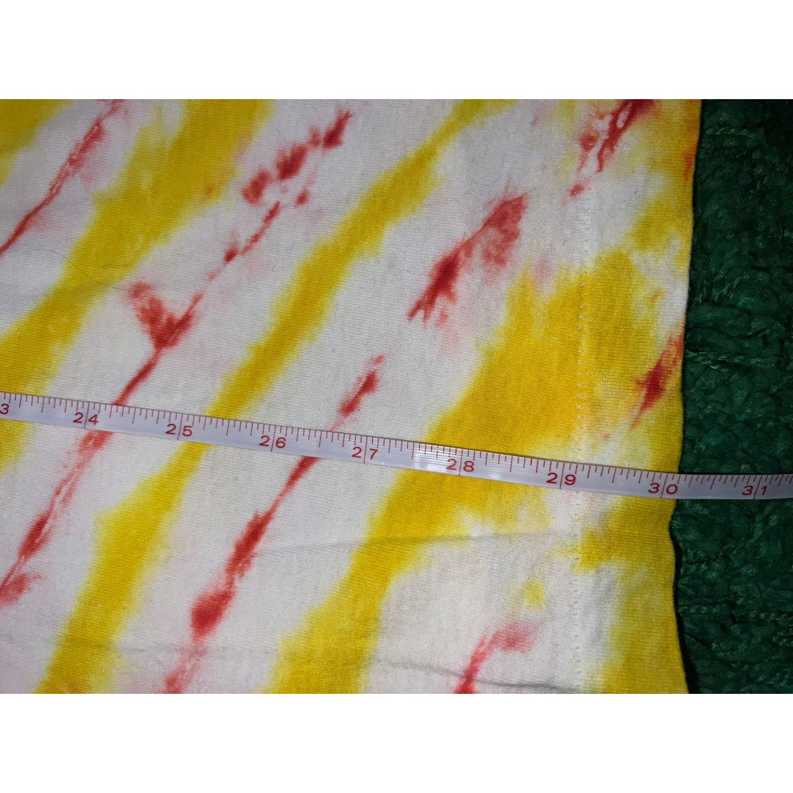 Fruit Of The Loom Vintage Tie Dye Shirt Fruit of The Loom Red VTG 80s 1980s L Size US L / EU 52-54 / 3 - 9 Thumbnail