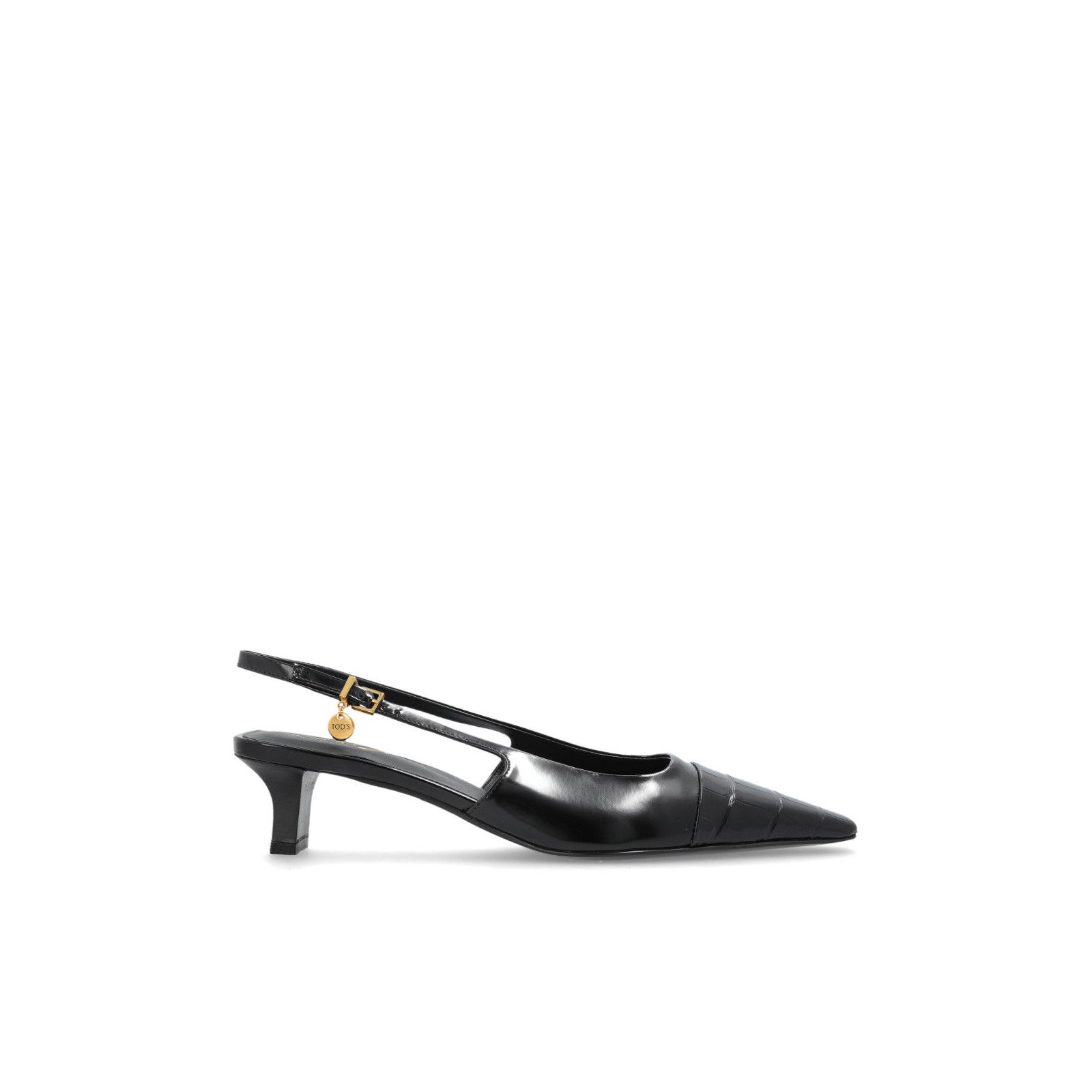 TOD's Black Leather Heeled Shoes New & Authentic (Women's si