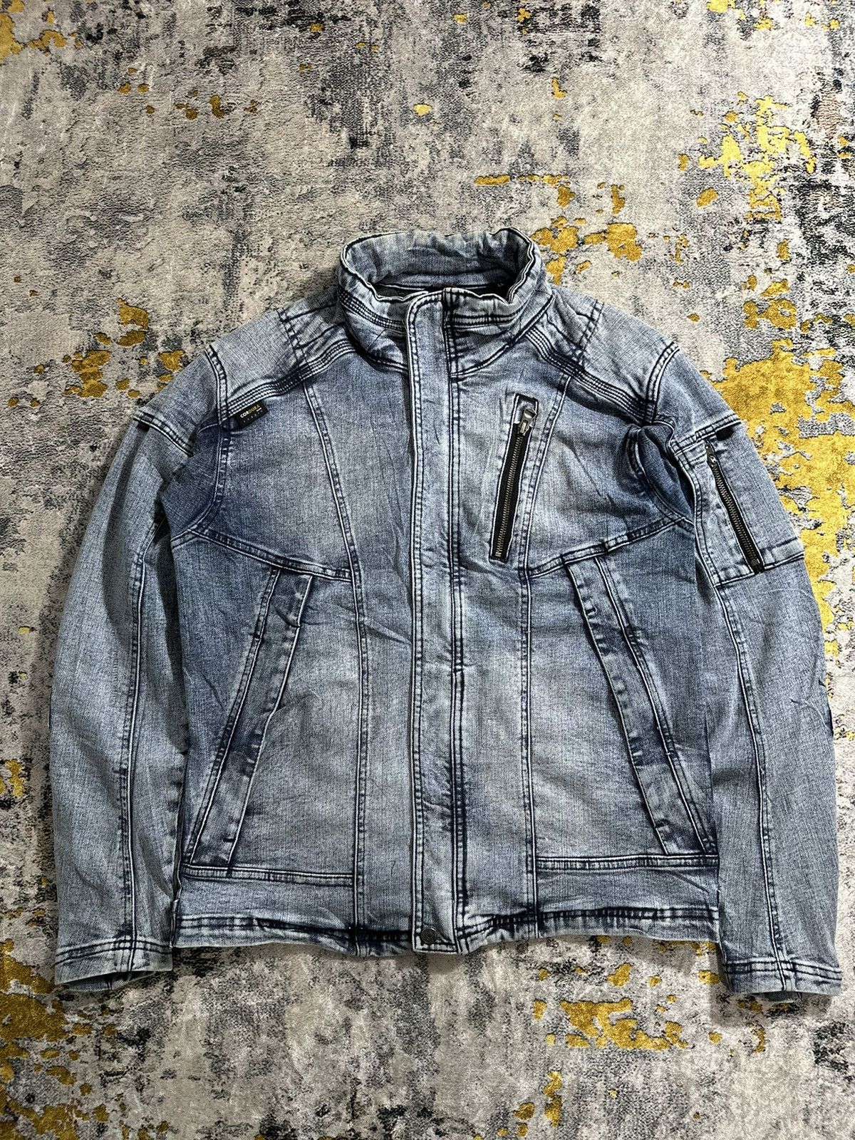 PPFM MULTI POCKET PPFM TORNADO MART STYLE JACKET WASHED DENIM Size US M / EU 48-50 / 2 - 2 Thumbnail