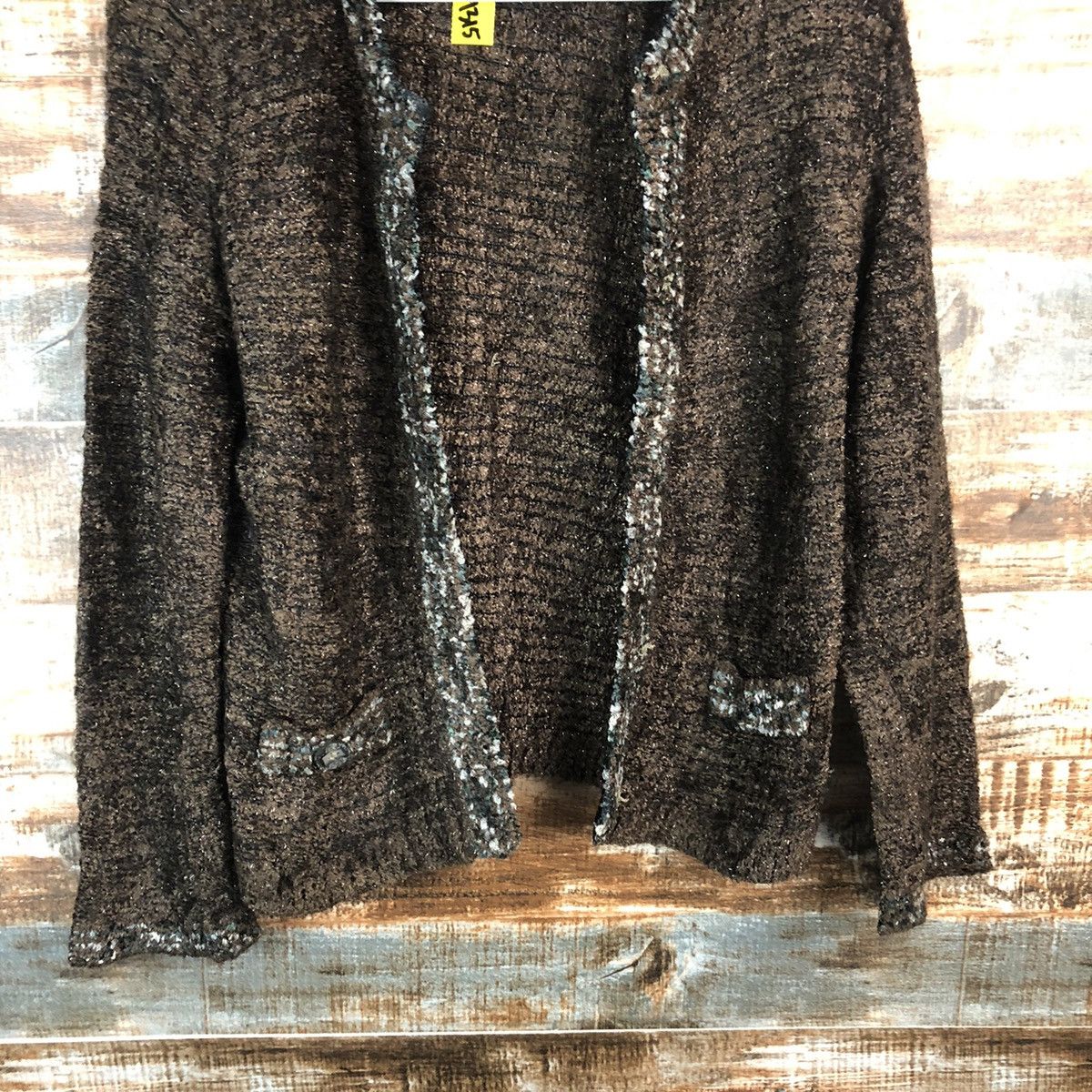 Homespun Knitwear × Japanese Brand Bambole Dark Brown Cardigan Knitwear #A1315 Size M / US 6-8 / IT 42-44 - 6 Thumbnail