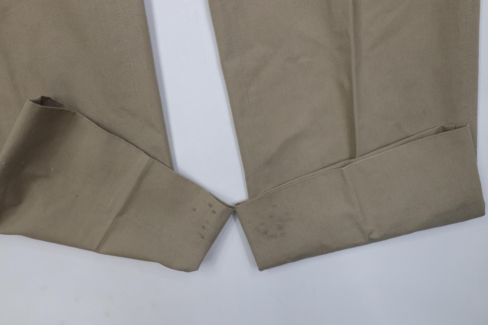 Orvis Vintage 70s Orvis Flared Wide Leg Chino Pants Beige USA Size US 38 / EU 54 - 5 Thumbnail