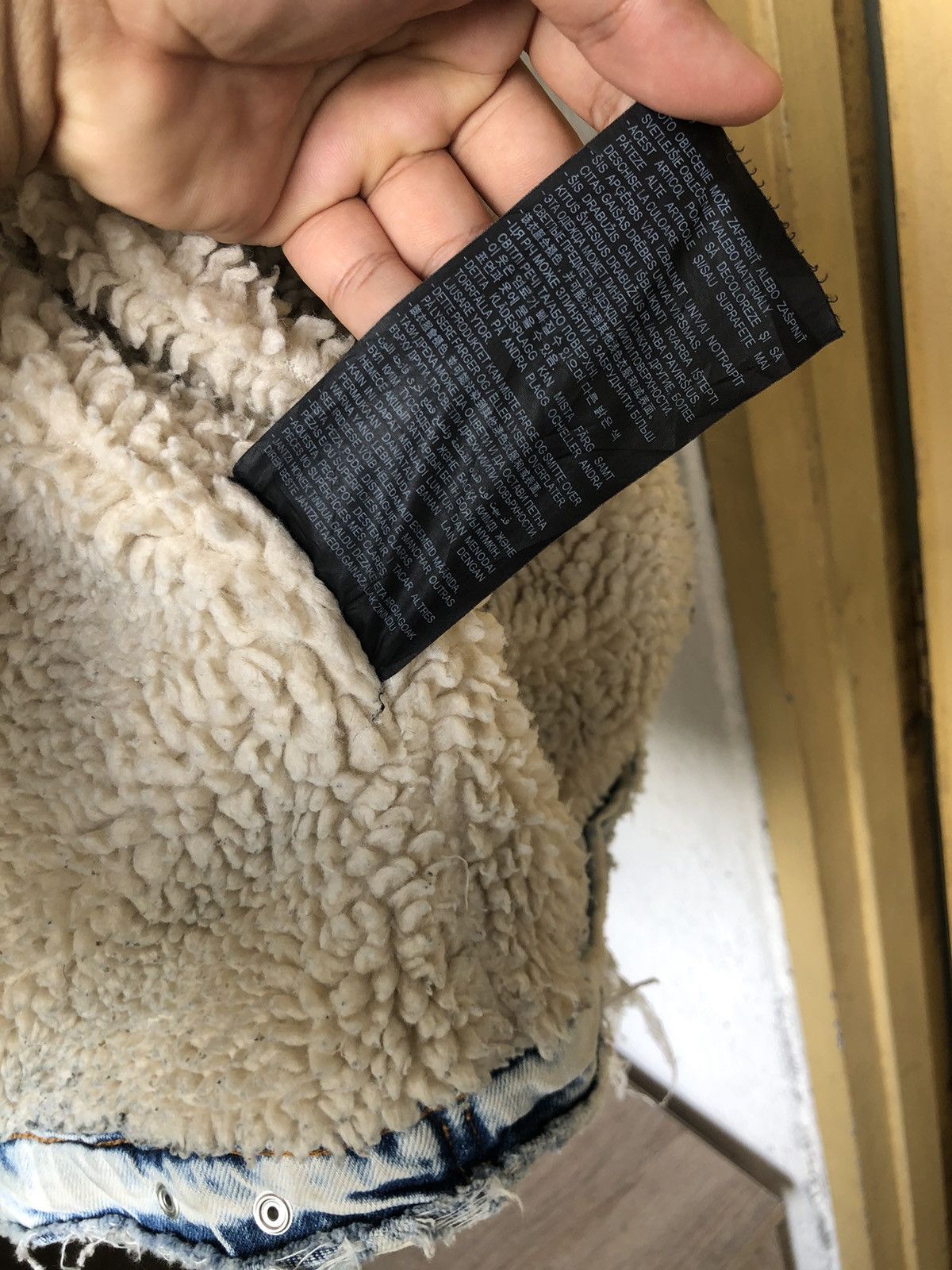 Zara 🔥Zara Distressed Punk Denim Sherpa Jacket If Six Was Nine Size US L / EU 52-54 / 3 - 19 Thumbnail