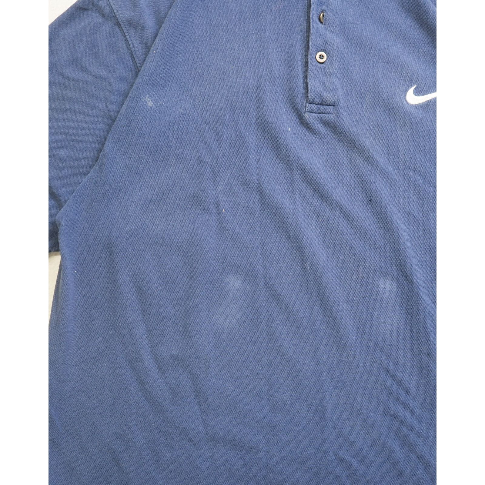 Nike Vintage 90s Nike Blue Pre-owned Polo Shirt - Men's XL Size US XL / EU 56 / 4 - 5 Thumbnail