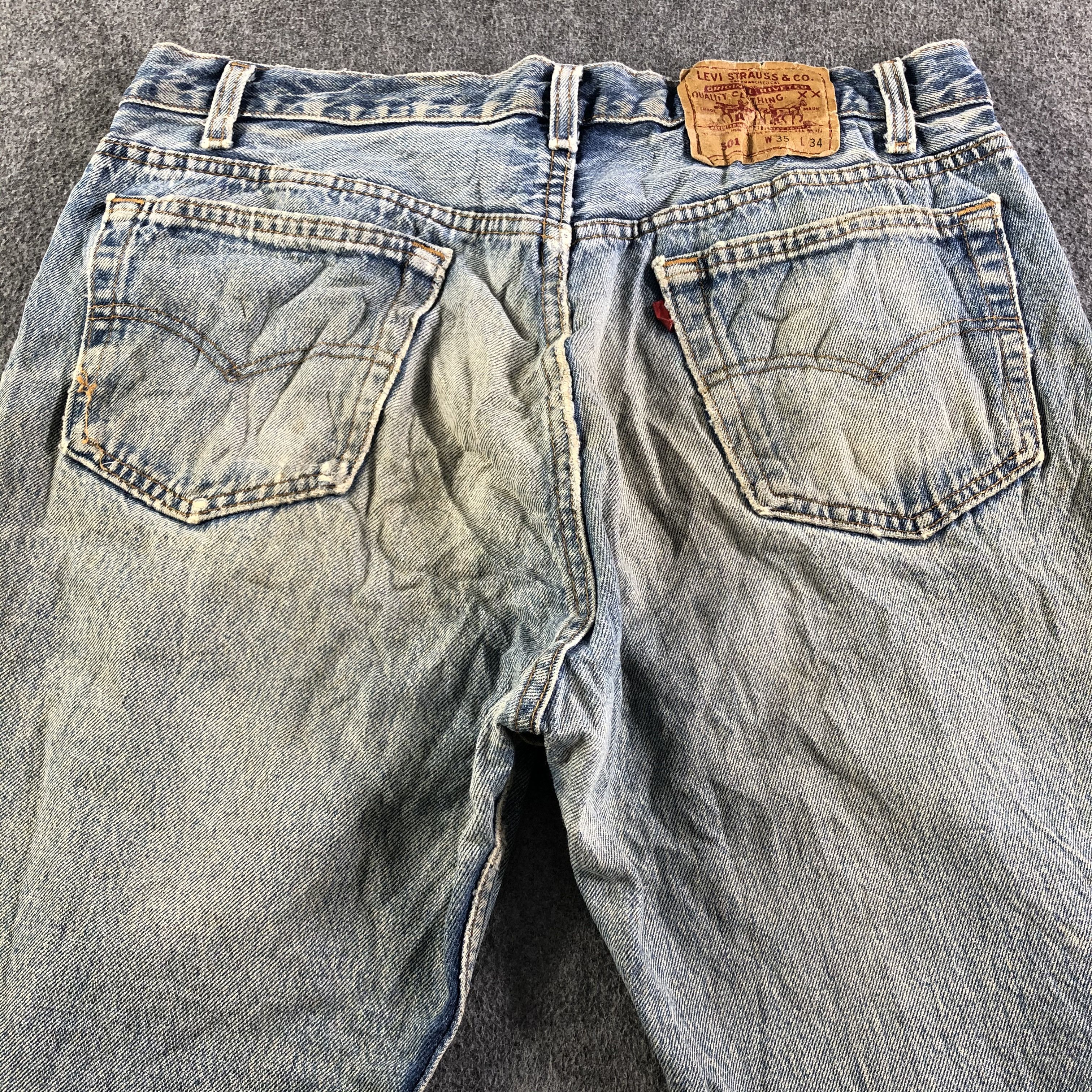 Levi's Vintage 90s Levis 501 Jeans-J3641 Size US 33 - 4 Thumbnail